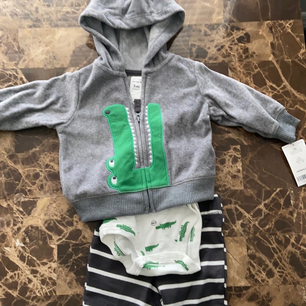 New with Tags Carter’s Three Piece Outfit